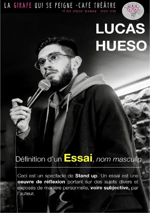 Affiche de Lucas Hueso dans Essai