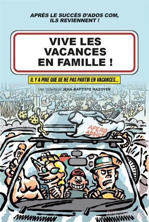 Affiche de Ados.com : Vive les vacances en famille !