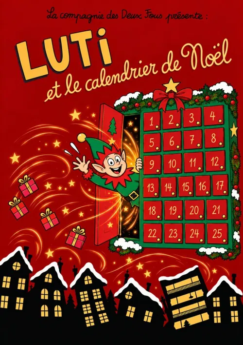 Affiche de Luti et le calendrier de Noël
