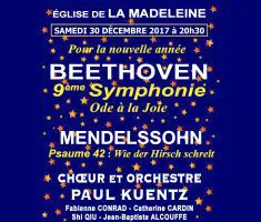 Affiche de Beethoven et Mendelssohn