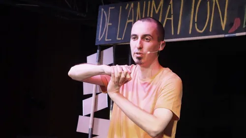 Affiche de Conférence gesticulée : Un pavé dans la bulle