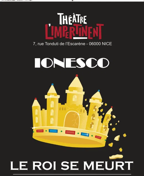 Affiche de Le roi se meurt