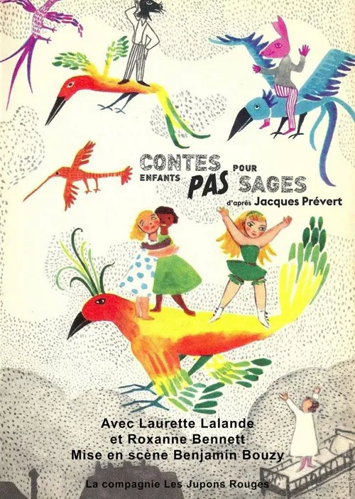 Affiche de Contes pour enfants pas sages d'après Jacques Prévert