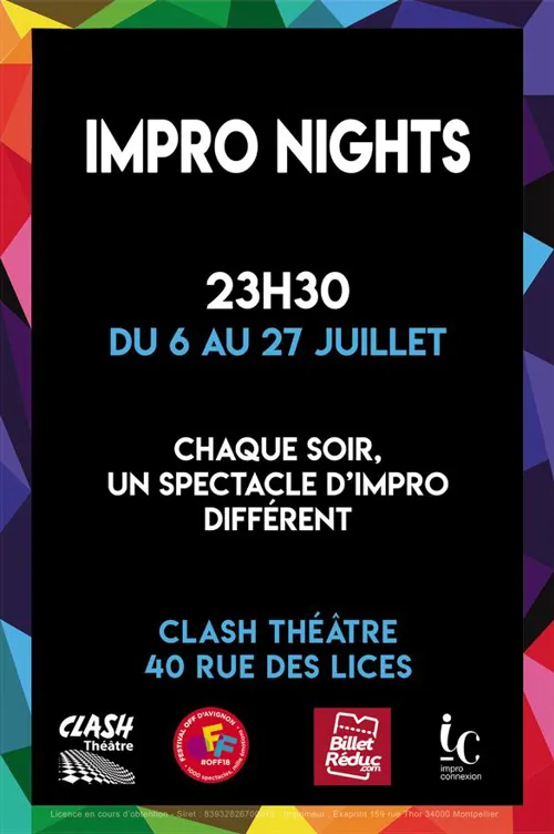 Affiche de Impro nights