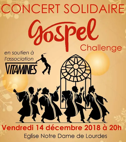 Affiche de Concert solidaire de gospel