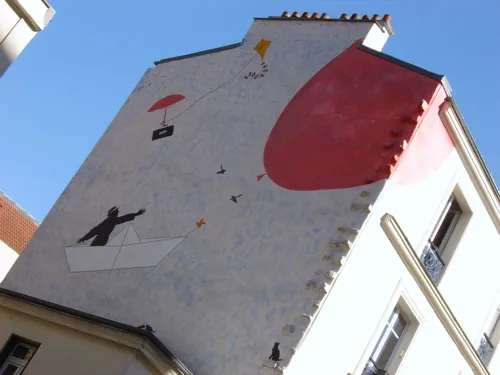 Affiche de Visite guidée : L'art urbain dans les rues de Belleville / Ménilmontant | par Marie LG