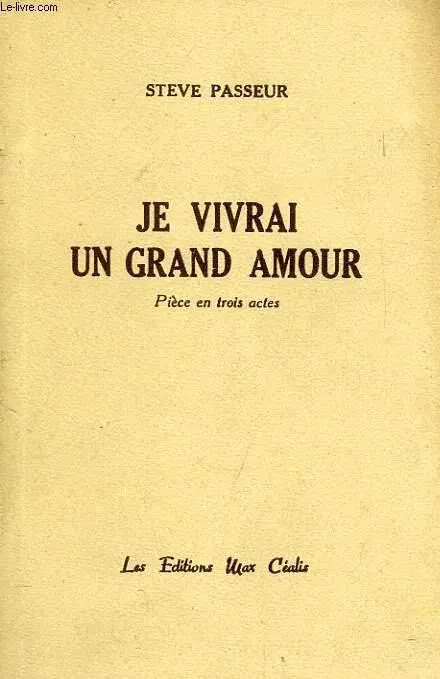 Affiche de Je vivrai un grand amour