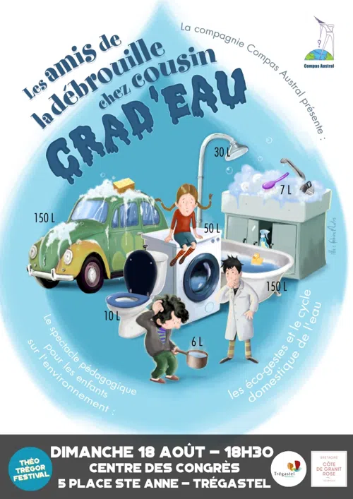 Affiche de Les amis de la débrouille chez Cousin Crad'eau