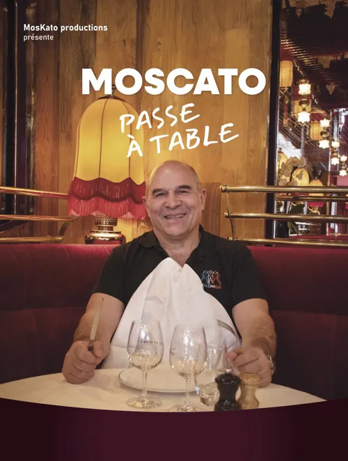 Affiche de Vincent Moscato passe à table