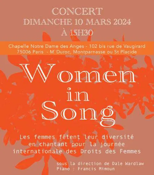 Affiche de Women in Song 2024