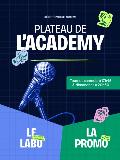 Affiche de Marseille Comedy Club - Plateau de l'Academy