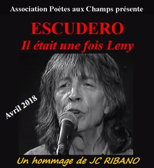 Affiche de JC Ribano rend hommage à Leny Escudero