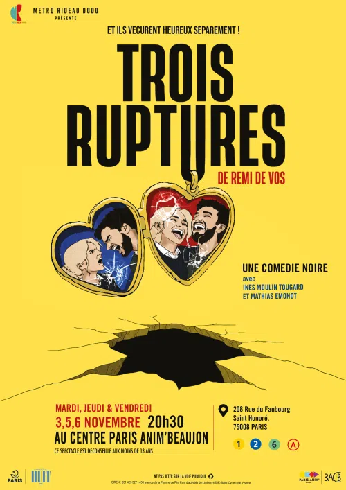 Affiche de Trois ruptures