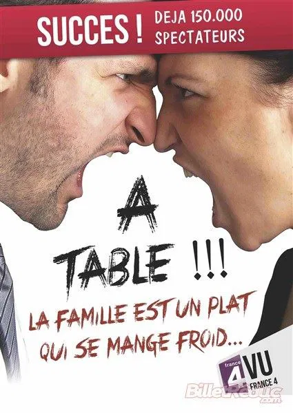 Affiche de A table ! La famille est un plat qui se mange froid