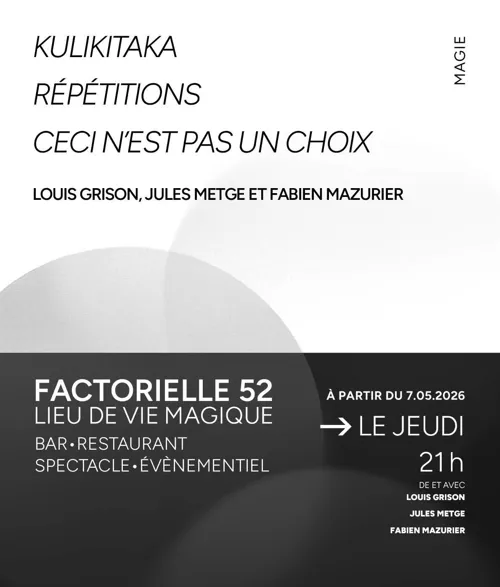Affiche de Une soirée, deux spectacles !
