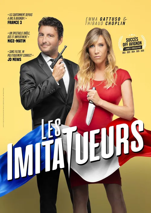 Affiche de Emma Gattuso et Thibaud Choplin dans Les Imitatueurs