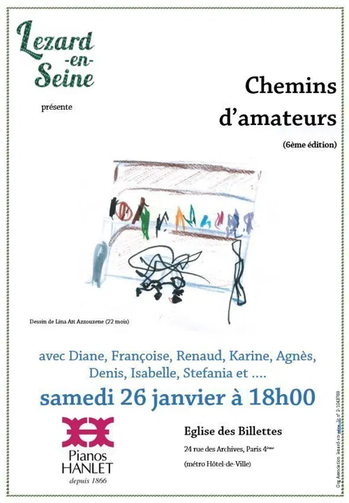 Affiche de Chemins d'amateurs | 6ème édition