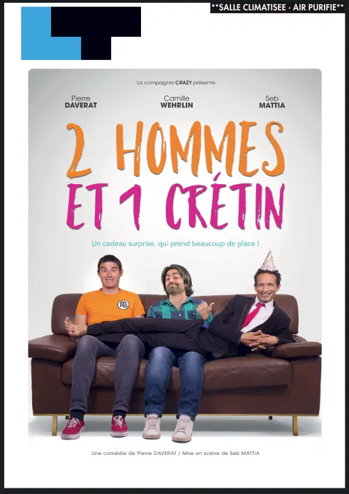 Affiche de 2 hommes et 1 crétin