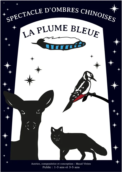 Affiche de La Plume Bleue