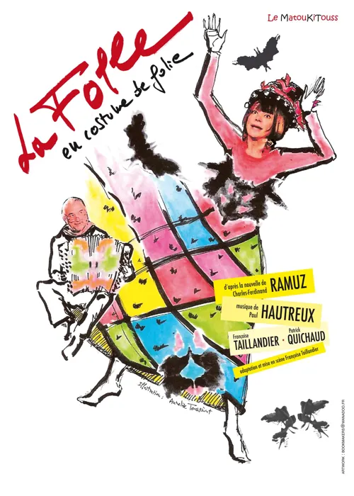 Affiche de La folle en costume de folie