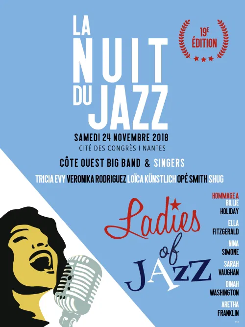 Affiche de La Nuit du jazz | 19ème édition 2018