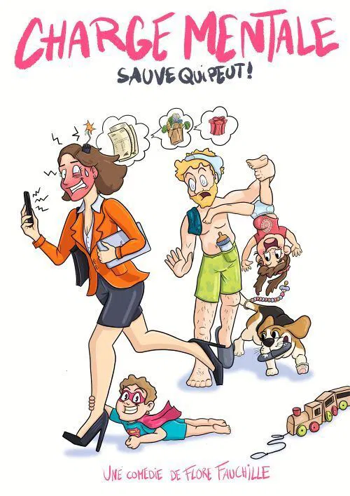 Affiche de Charge mentale, sauve qui peut !