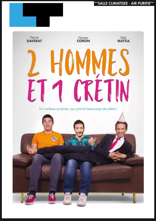 Affiche de 2 hommes et 1 crétin
