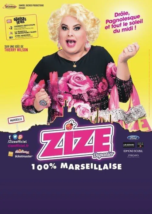 Affiche de Zize dans 100% Marseillaise