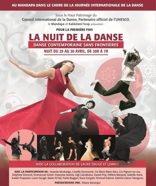 Affiche de La nuit de la danse