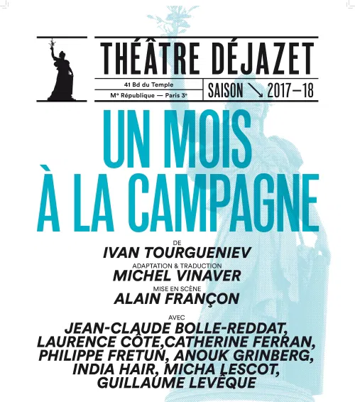 Affiche de Un mois à la campagne | avec Anouk Grinberg