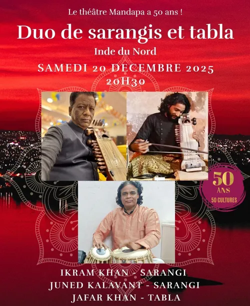 Affiche de Duo de sarangis et tabla
