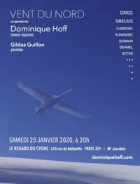 Vent du Nord / Grieg Sibelius / Concert Conté de Dominique Hoff - 