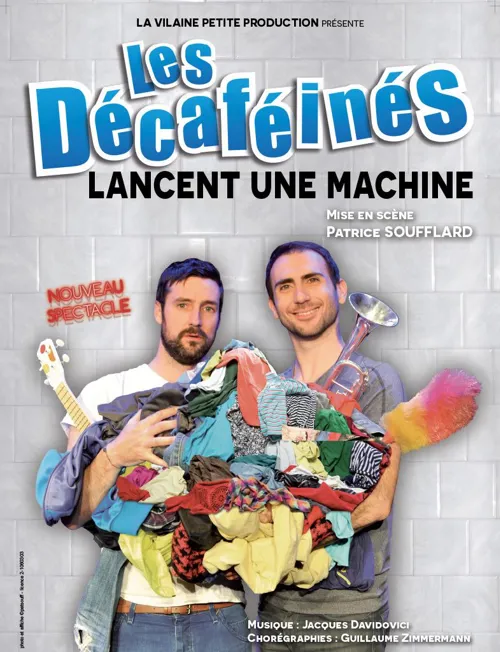 Affiche de Les Décaféinés dans Lancent une machine