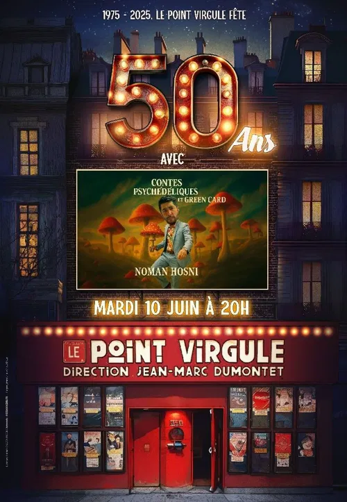 Affiche de Noman Hosni dans Contes psychédéliques et Green card