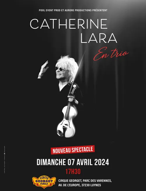 Affiche de Catherine Lara en trio