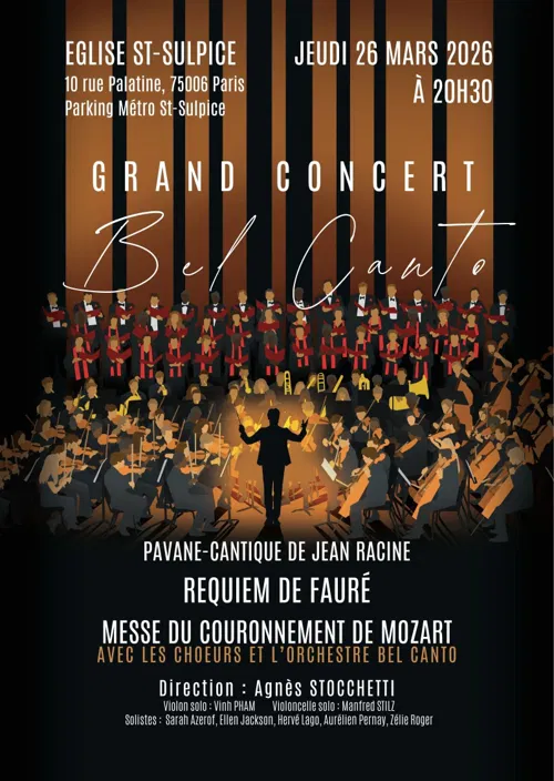 Affiche de Grand Concert Bel Canto