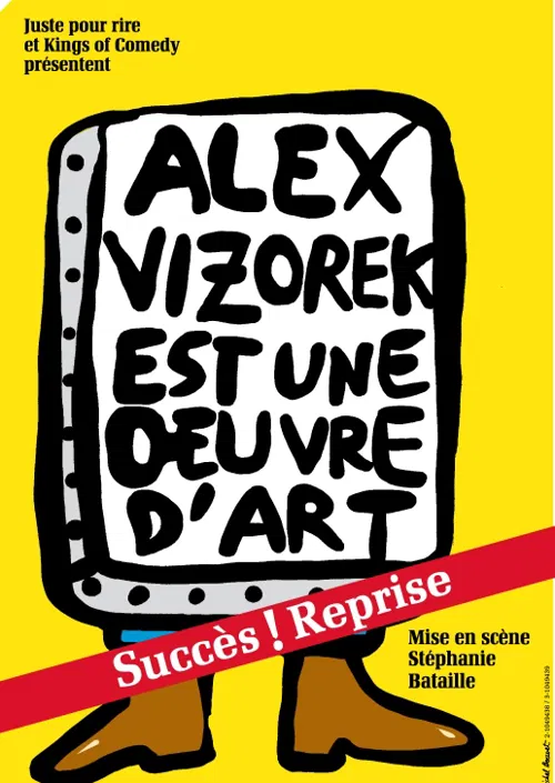 Affiche de Alex Vizorek dans Alex Vizorek est une oeuvre d'art