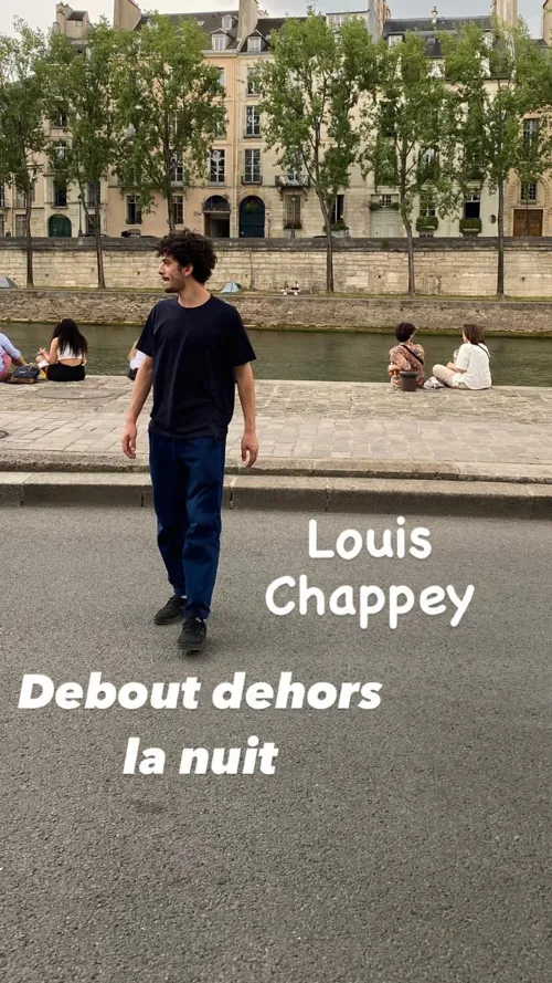 Affiche de Louis Chappey dans Debout dehors la nuit