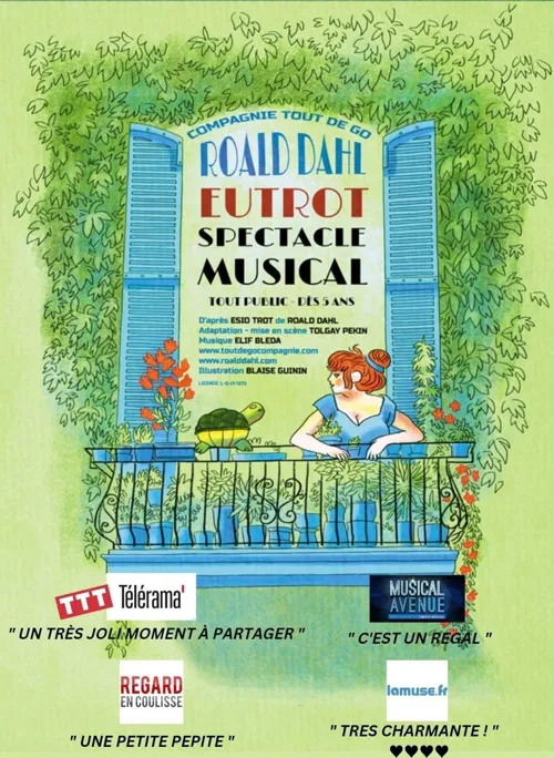 Affiche de Eutrot, la comédie musicale de Roald Dahl