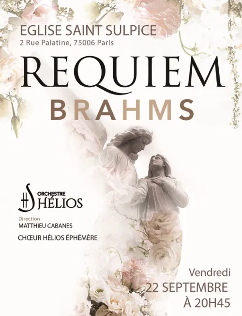 Affiche de Requiem de Brahms