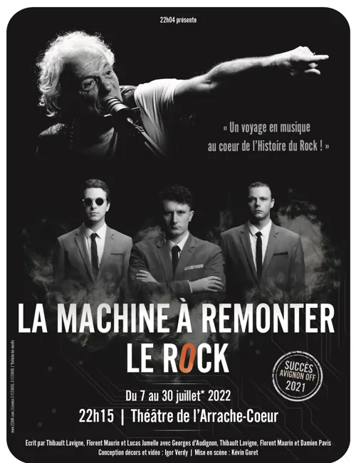 Affiche de La Machine à remonter le Rock