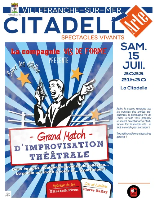 Affiche de Grand match d'improvisation théâtrale