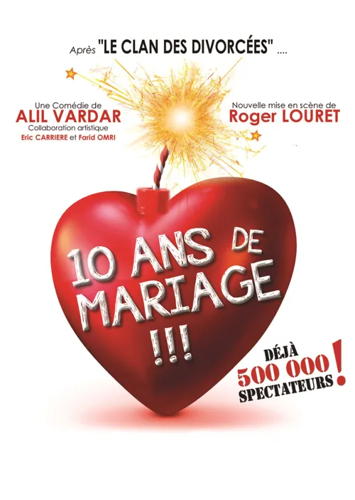 Affiche de 10 ans de mariage