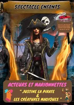 Affiche de Justine la pirate et les créatures magiques