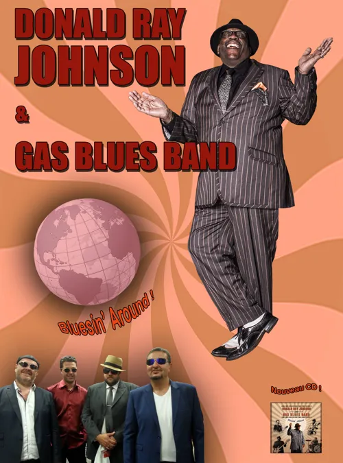 Affiche de Donald Ray Johnson & Gas Blues Band