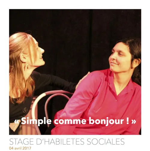 Affiche de Stage habiletés sociales 3h