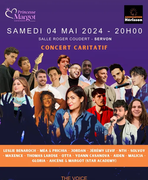 Affiche de Concert caritatif | Servon
