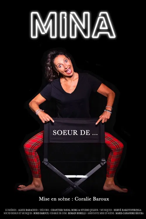 Affiche de Mina Merad dans Mina, soeur de...