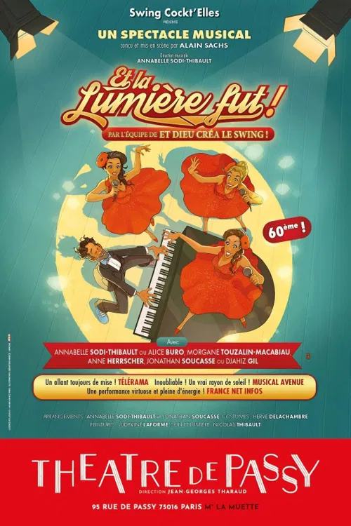 Affiche de Et la lumière fut ! | par les Swing Cockt'elles