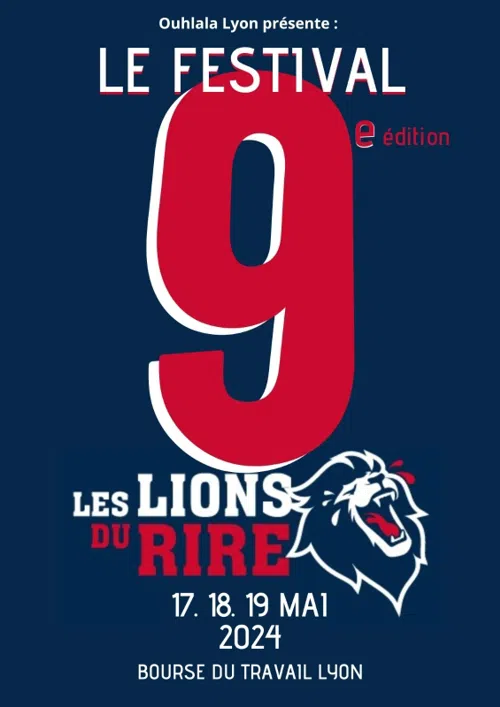 Affiche de Festival Les Lions du rire | 9ème édition